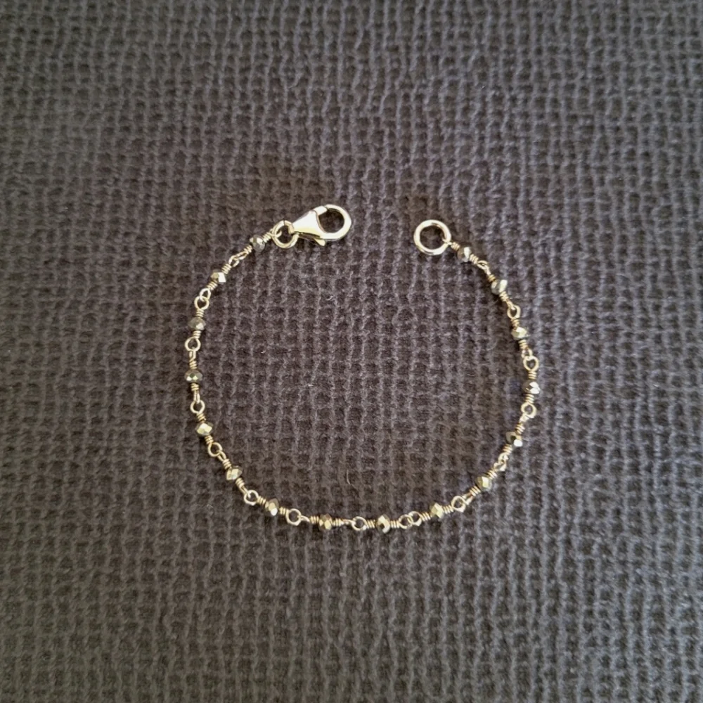 ✨️HP✨️ Dainty Gold💛 Pyrite Bracelet Trio3️⃣ - NWOT - Picture 5 of 15